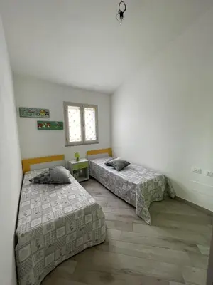 Letto o letti in una camera di Appartamento San Lorenzo