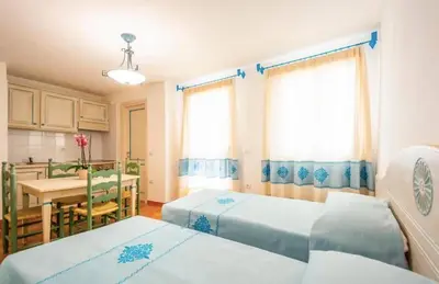 Letto o letti in una camera di Charming Baia Marina with Stunning Views 1BR