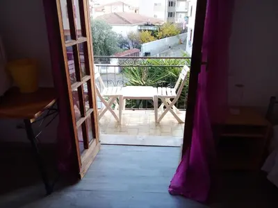 Balcone o terrazza di Olbia family room con bagno comune