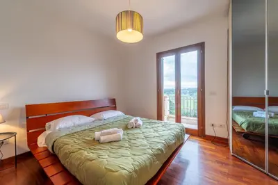Letto o letti in una camera di Brorent Casa del Rubino