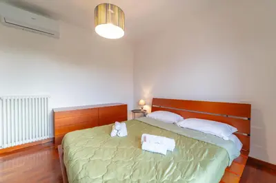 Letto o letti in una camera di Brorent Casa del Rubino