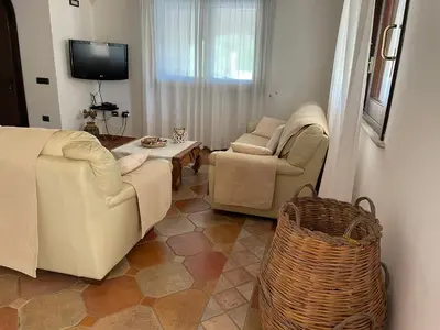 Area soggiorno di Casa Frau
