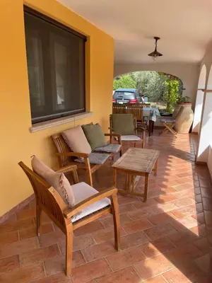 Area soggiorno di Casa Frau