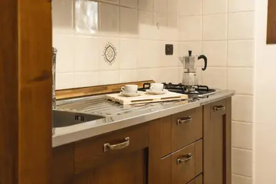 Cucina o angolo cottura di Idyllic Residenza Cala Viola Studio sleep 2 person