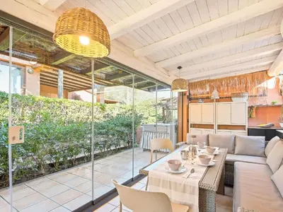 Area soggiorno di Holiday Home La Quercia by Interhome