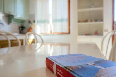 Letto o letti in una camera di Casa Roberta
