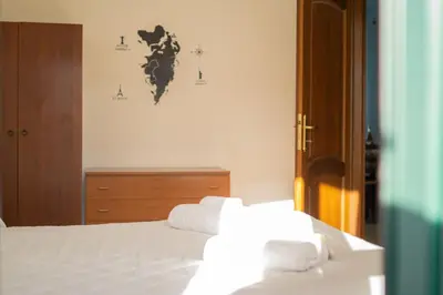 Letto o letti in una camera di Villa Mirto 1