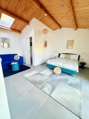 Letto o letti in una camera di ReStazzu, a new idea of Sardinian stazzu