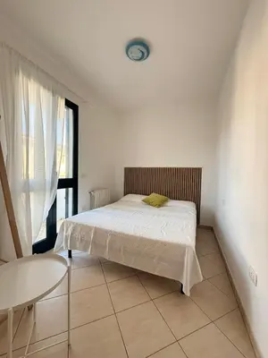 Letto o letti in una camera di Casa Melia