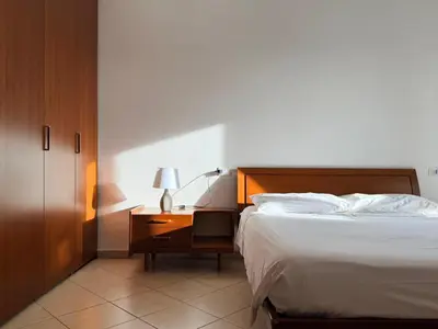 Letto o letti in una camera di Casa Melia