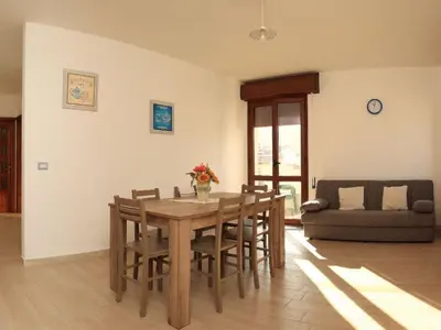Area soggiorno di Apartment Anwesen mit Balkon by Interhome