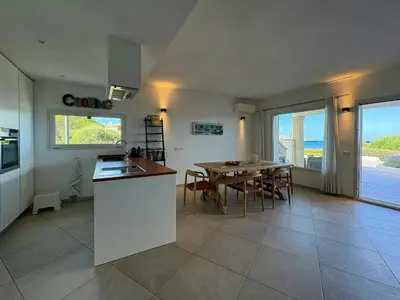 Cucina o angolo cottura di Villa By The Sea With View Of Tavolara Near Olbia