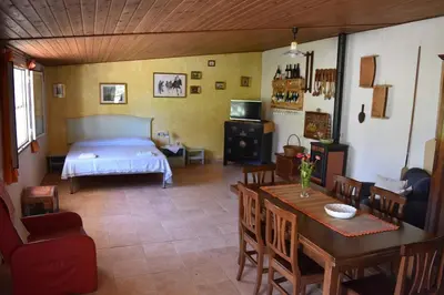 Letto o letti in una camera di Casa vacanze Capo Comino