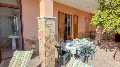 Patio o area all'aperto di Casa Duna 'E Mare con accesso diretto alla spiaggia