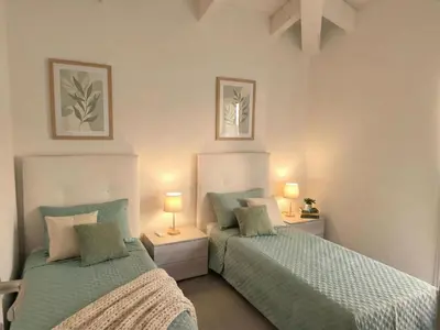 Letto o letti in una camera di Apartment Sutt'e Riu by Interhome
