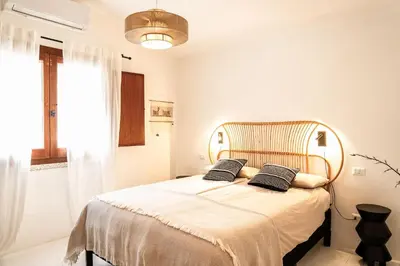Letto o letti in una camera di Casa Fuile