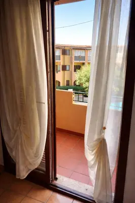 Balcone o terrazza di Il Mirto apartment con piscina