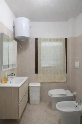 Bagno di Il Mirto apartment con piscina