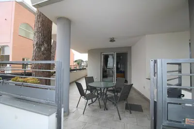 Balcone o terrazza di Beach Apartment- Fronte Spiaggia