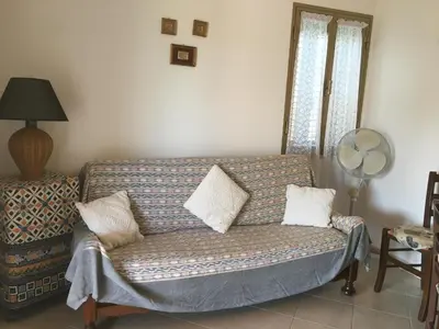 Area soggiorno di Comodissima Casa al Mare 200 mt dalla spiaggia