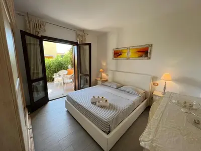 Letto o letti in una camera di Casa Vacanza Lory
