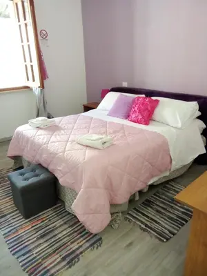Letto o letti in una camera di Economy Double room, bathroom in shared