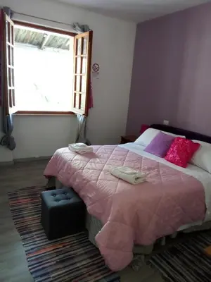 Letto o letti in una camera di Economy Double room, bathroom in shared