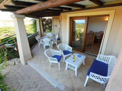 Balcone o terrazza di Holiday Home Corbezzolo 11 - Vista Village by Interhome