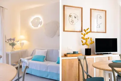 TV o dispositivi per l'intrattenimento presso Orosei Home Holidays - I fiori