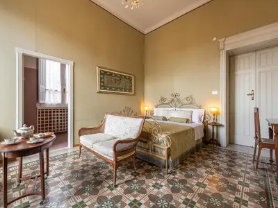 Area soggiorno di Palazzo Santa Caterina