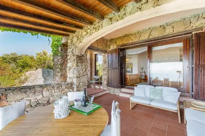 Area soggiorno di Villa Romantica
