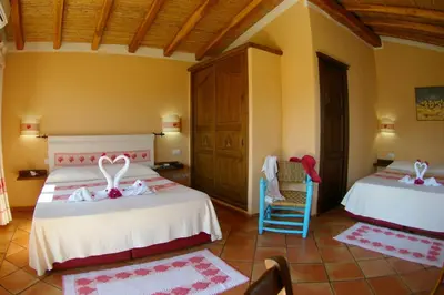 Letto o letti in una camera di Santa Maria Resort Spa & Wellness