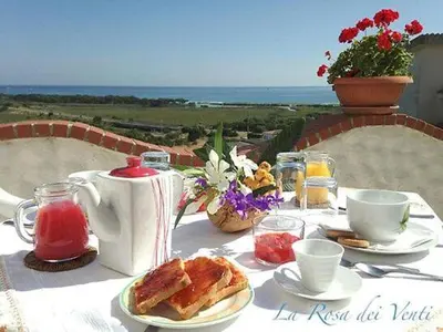 Colazione disponibile per gli ospiti di La Rosa dei Venti