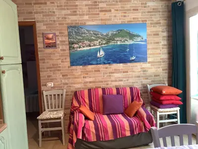 Area soggiorno di exclusive house