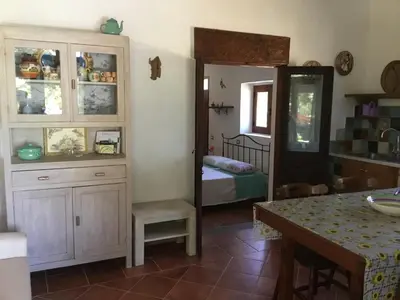 Letto o letti in una camera di Su Saucu