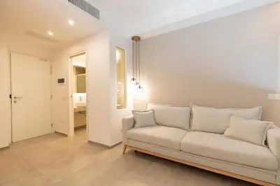 Area soggiorno di Antares Rooms and Suites