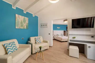 TV o dispositivi per l'intrattenimento presso I Ginepri Hotel