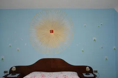 Letto o letti in una camera di B&B Oasi Tepilora