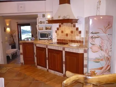 Cucina o angolo cottura di La Casa delle Conchiglie