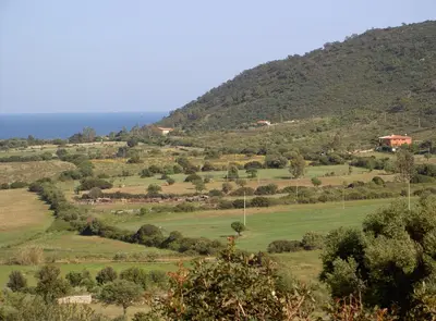 Paesaggio naturale nelle vicinanze della casa vacanze