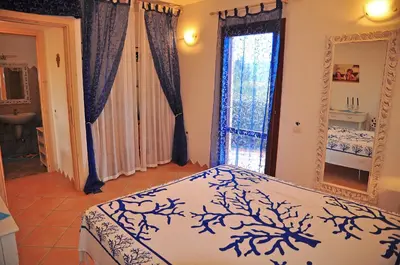 Letto o letti in una camera di Villino Belvedere