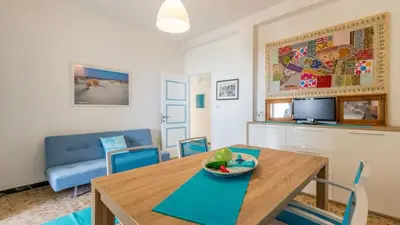 TV o dispositivi per l'intrattenimento presso Family holiday house by the sea