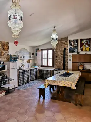 Cucina o angolo cottura di Villa Walter