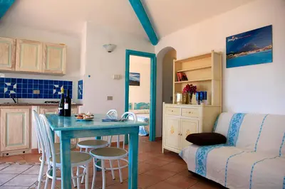 Cucina o angolo cottura di Residence Hotel Lu Nibareddu