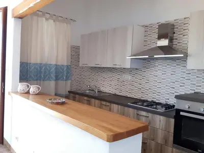 Cucina o angolo cottura di Casa Luciano