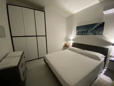Letto o letti in una camera di Cala Gonone - Casa del Mirto