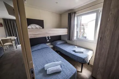 Letto o letti in una camera di Camping Ermosa