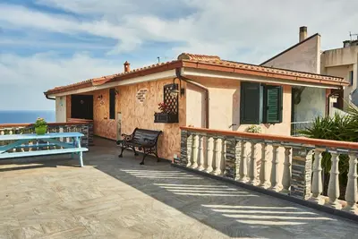 Balcone o terrazza di Villetta Vista Mare