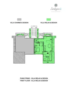 Planimetria di Sardegna è - Villa Relax&Design