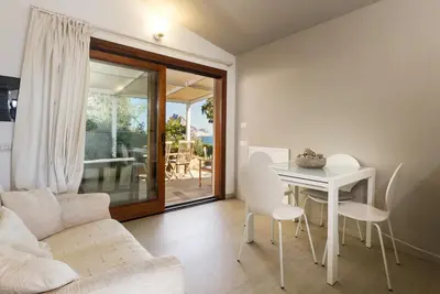 Area soggiorno di The houses of rising sun with a stunning sea view